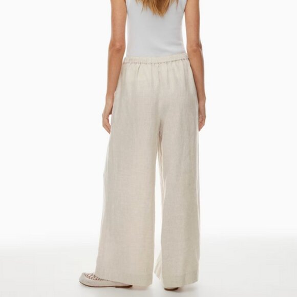 Aritzia Little Moon Globetrot Wide Leg Pants (💯 organic linen) - Picture 11 of 13